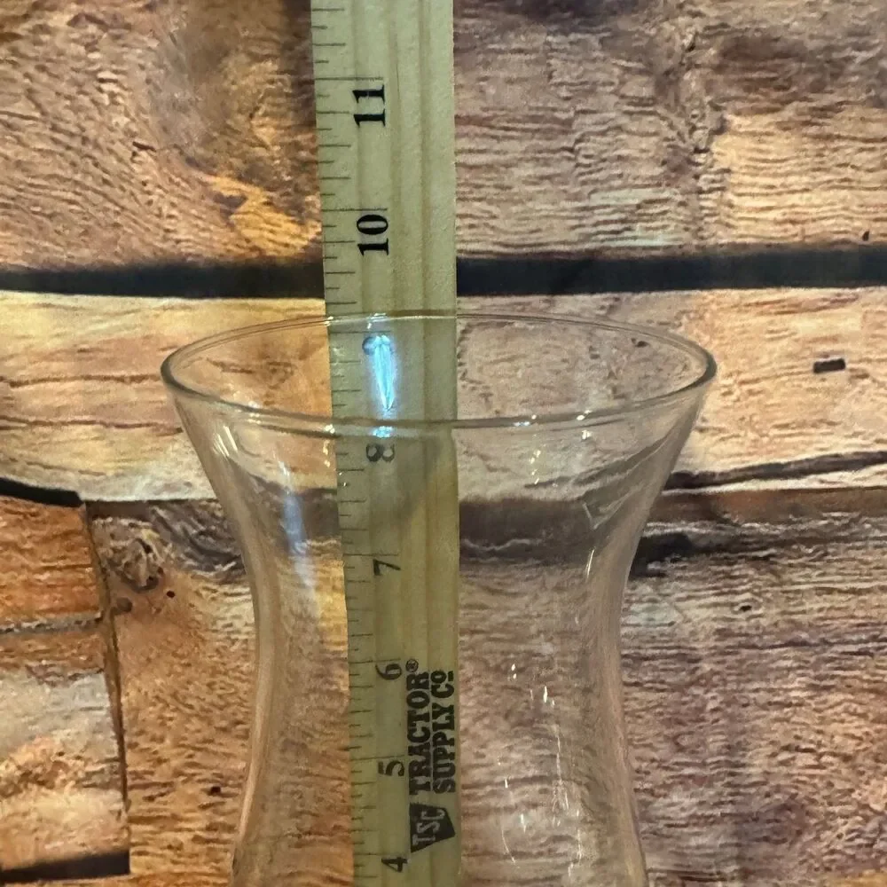 Hard Rock Hurricane Glass New York Tropical Clear Drinkware 9.75